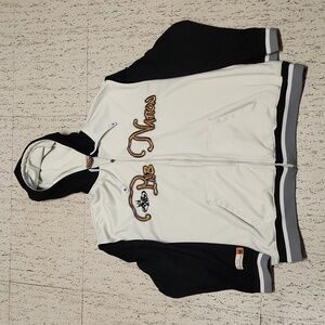 Pnb Nation New York Full Zip Spellout Logo Hoodie Sweater Vintage Y2K